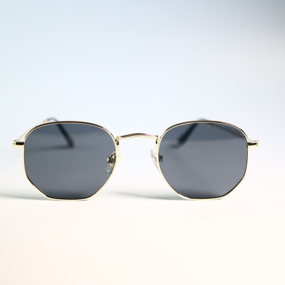 SOJOS Sunglasses SJ1072 C6 JL 51-21-149 retro gold frame slim N9 - Picture 8 of 9